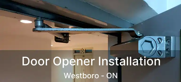  Door Opener Installation Westboro - ON
