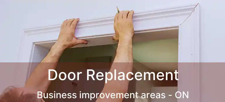  Door Replacement Business improvement areas - ON