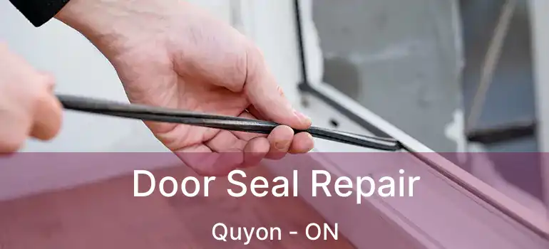  Door Seal Repair Quyon - ON