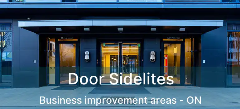  Door Sidelites Business improvement areas - ON