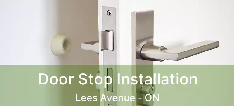 Door Stop Installation Lees Avenue - ON