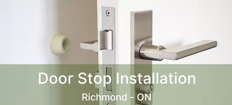 Door Stop Installation Richmond - ON