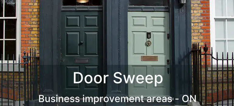  Door Sweep Business improvement areas - ON
