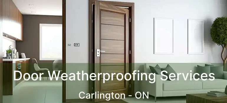 Door Weatherproofing Services Carlington - ON