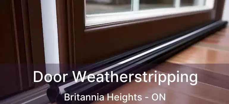  Door Weatherstripping Britannia Heights - ON