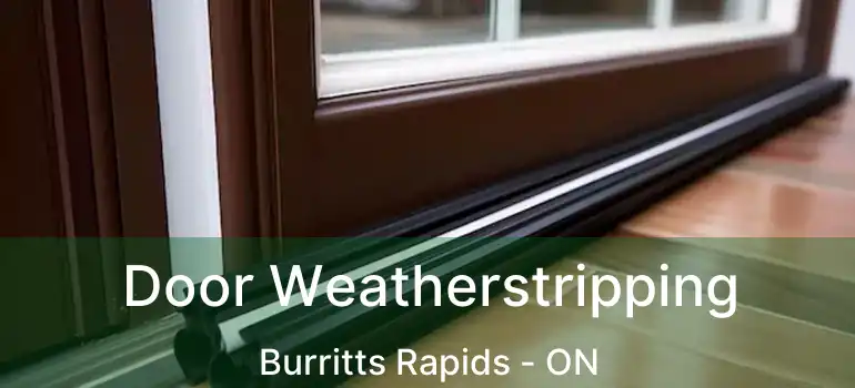  Door Weatherstripping Burritts Rapids - ON