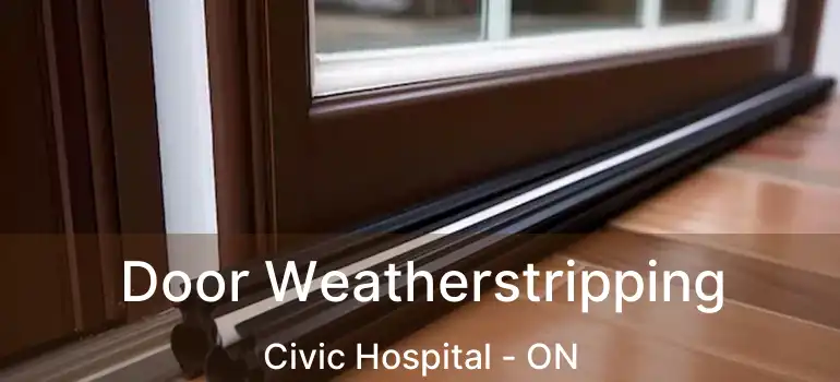 Door Weatherstripping Civic Hospital - ON