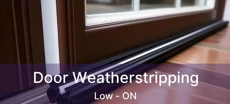 Door Weatherstripping Low - ON