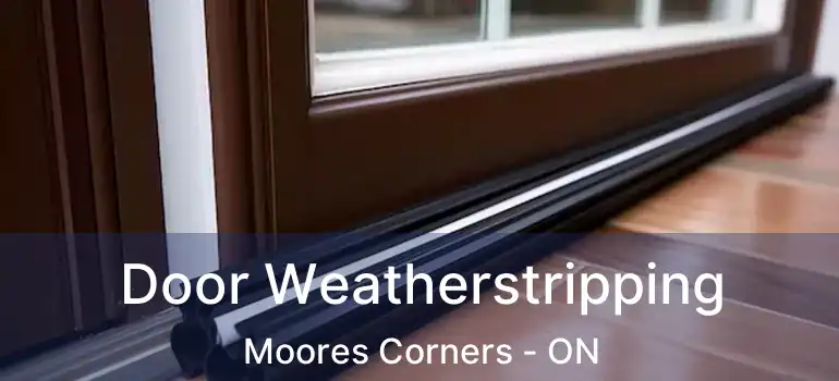  Door Weatherstripping Moores Corners - ON