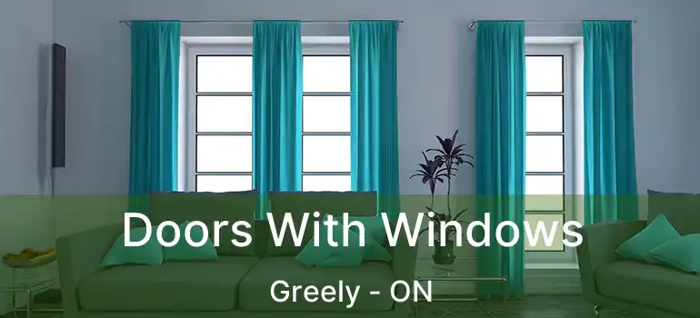 Doors With Windows Greely - ON