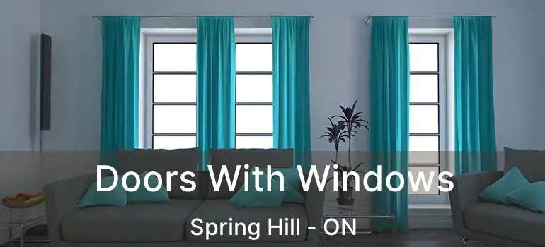 Doors With Windows Spring Hill - ON
