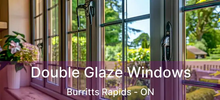 Double Glaze Windows Burritts Rapids - ON