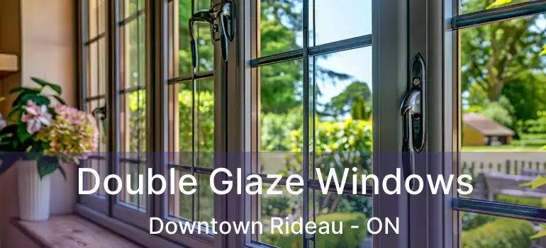 Double Glaze Windows Downtown Rideau - ON