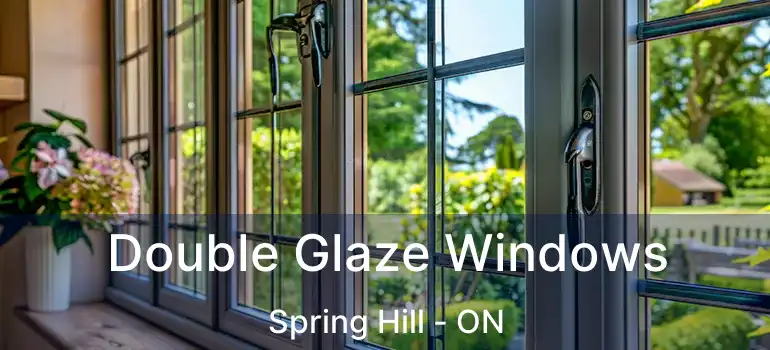 Double Glaze Windows Spring Hill - ON