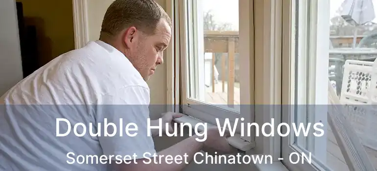 Double Hung Windows Somerset Street Chinatown - ON