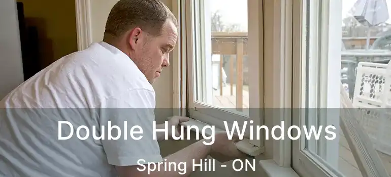 Double Hung Windows Spring Hill - ON