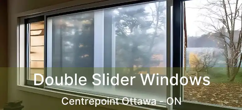 Double Slider Windows Centrepoint Ottawa - ON