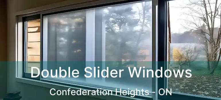 Double Slider Windows Confederation Heights - ON