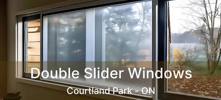 Double Slider Windows Courtland Park - ON