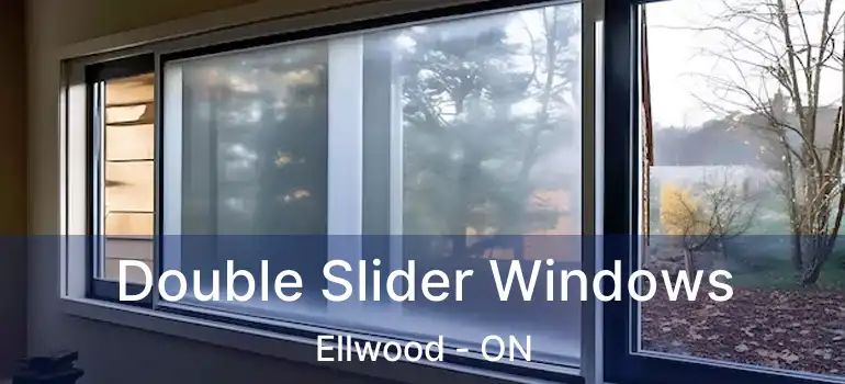 Double Slider Windows Ellwood - ON