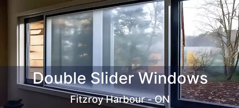 Double Slider Windows Fitzroy Harbour - ON