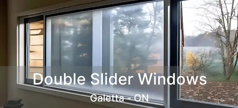 Double Slider Windows Galetta - ON