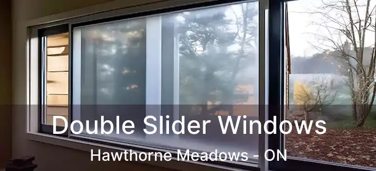 Double Slider Windows Hawthorne Meadows - ON