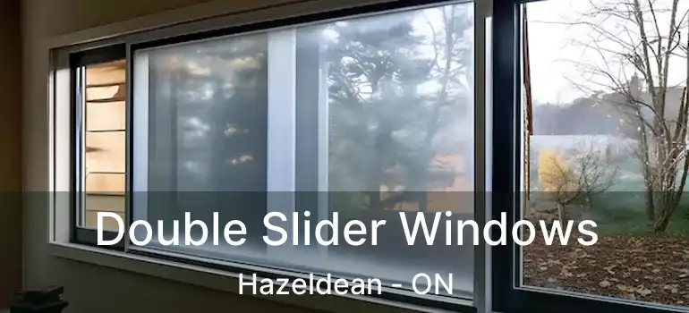 Double Slider Windows Hazeldean - ON
