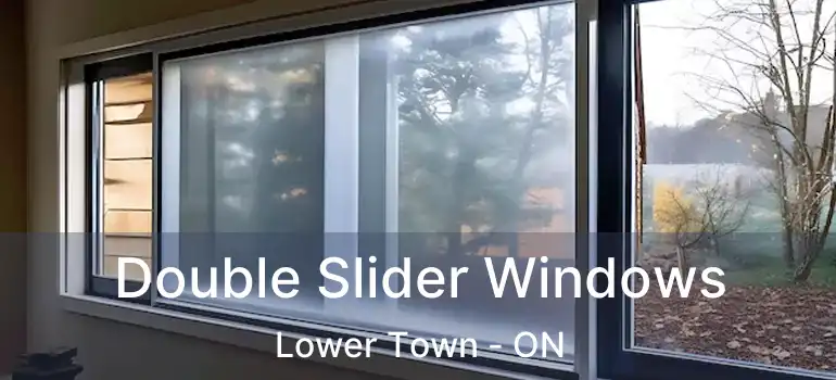 Double Slider Windows Lower Town - ON