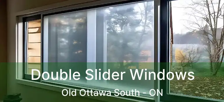 Double Slider Windows Old Ottawa South - ON