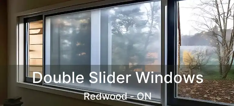 Double Slider Windows Redwood - ON