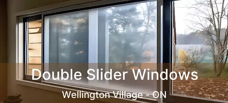 Double Slider Windows Wellington Village - ON