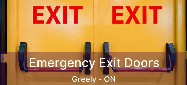 Emergency Exit Doors Greely - ON