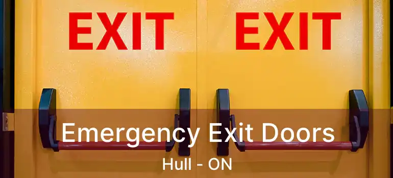 Emergency Exit Doors Hull - ON