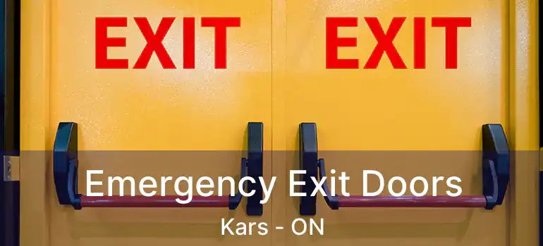 Emergency Exit Doors Kars - ON