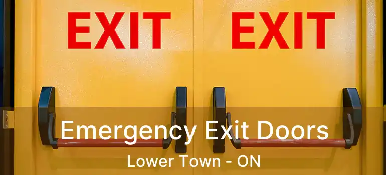 Emergency Exit Doors Lower Town - ON