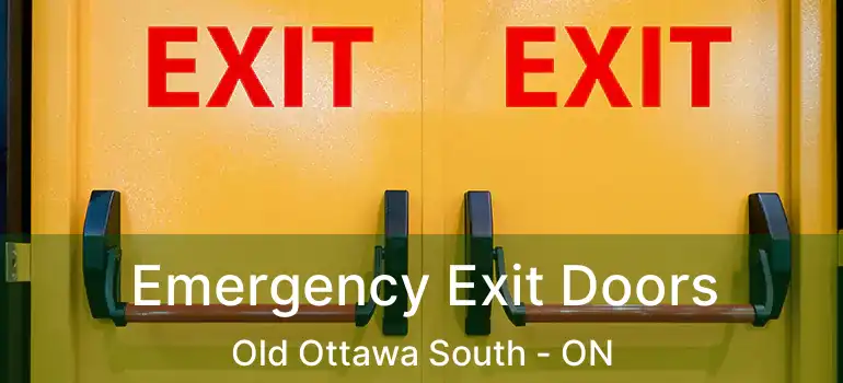  Emergency Exit Doors Old Ottawa South - ON