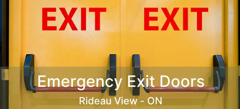 Emergency Exit Doors Rideau View - ON