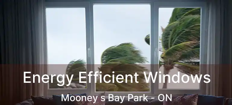 Energy Efficient Windows Mooney s Bay Park - ON
