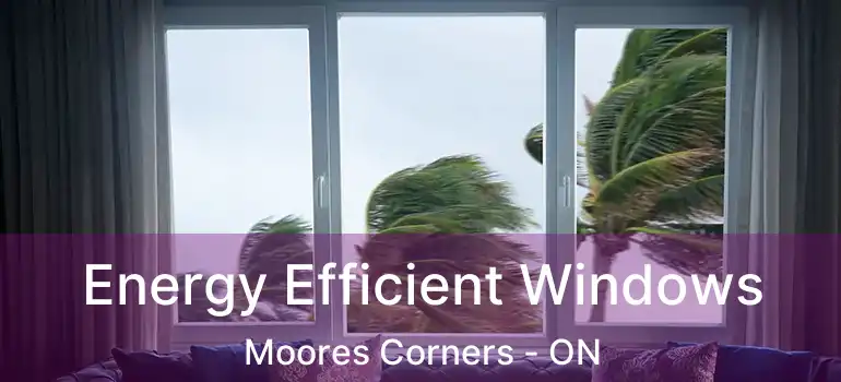 Energy Efficient Windows Moores Corners - ON