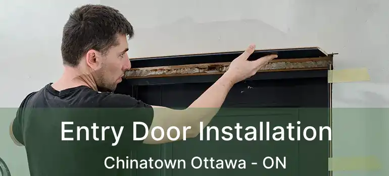 Entry Door Installation Chinatown Ottawa - ON