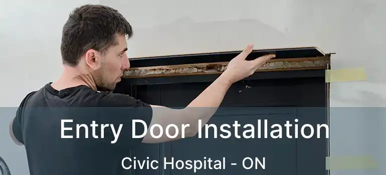 Entry Door Installation Civic Hospital - ON