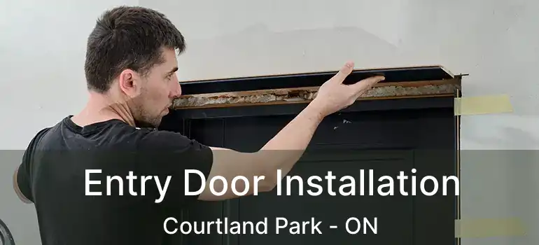 Entry Door Installation Courtland Park - ON