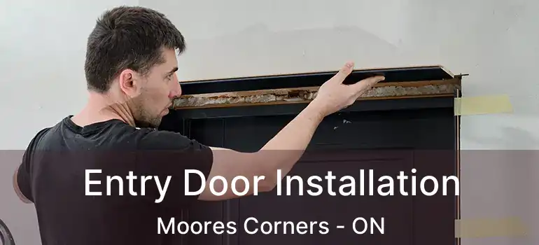 Entry Door Installation Moores Corners - ON