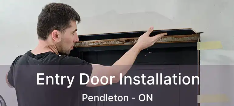  Entry Door Installation Pendleton - ON