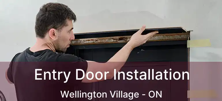 Entry Door Installation Wellington Village - ON