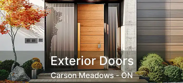 Exterior Doors Carson Meadows - ON