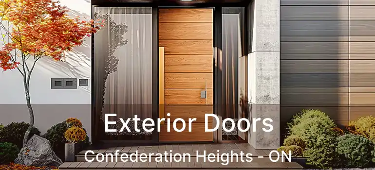 Exterior Doors Confederation Heights - ON