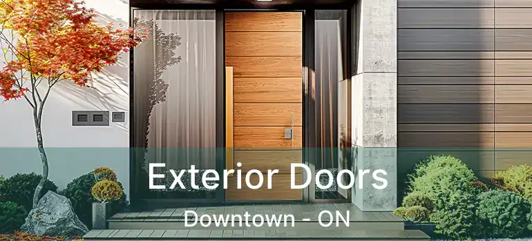  Exterior Doors Downtown - ON