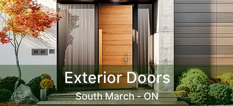 Exterior Doors South March - ON